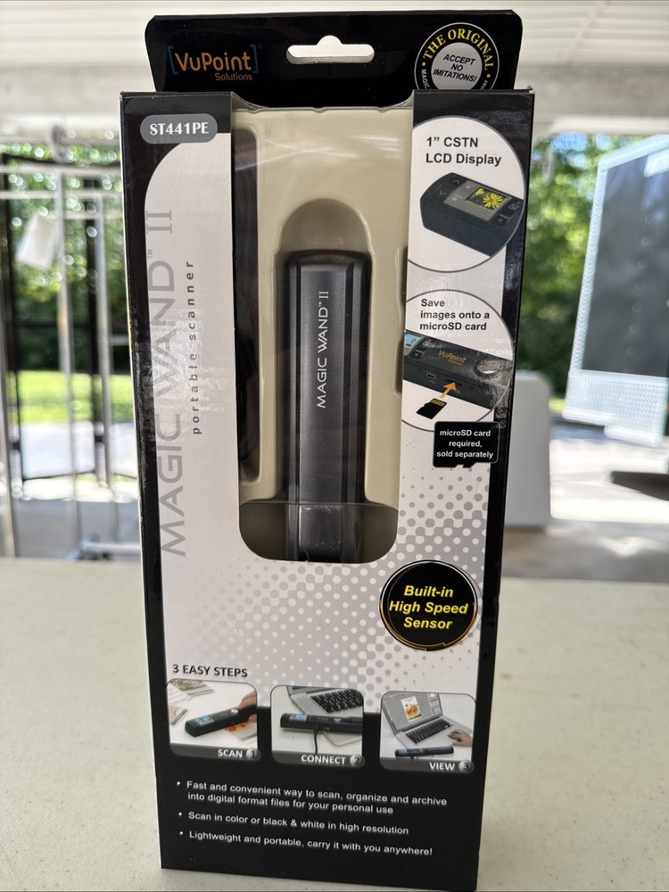 VuPoint Solutions Magic Wand II Portable Scanner ST441PE