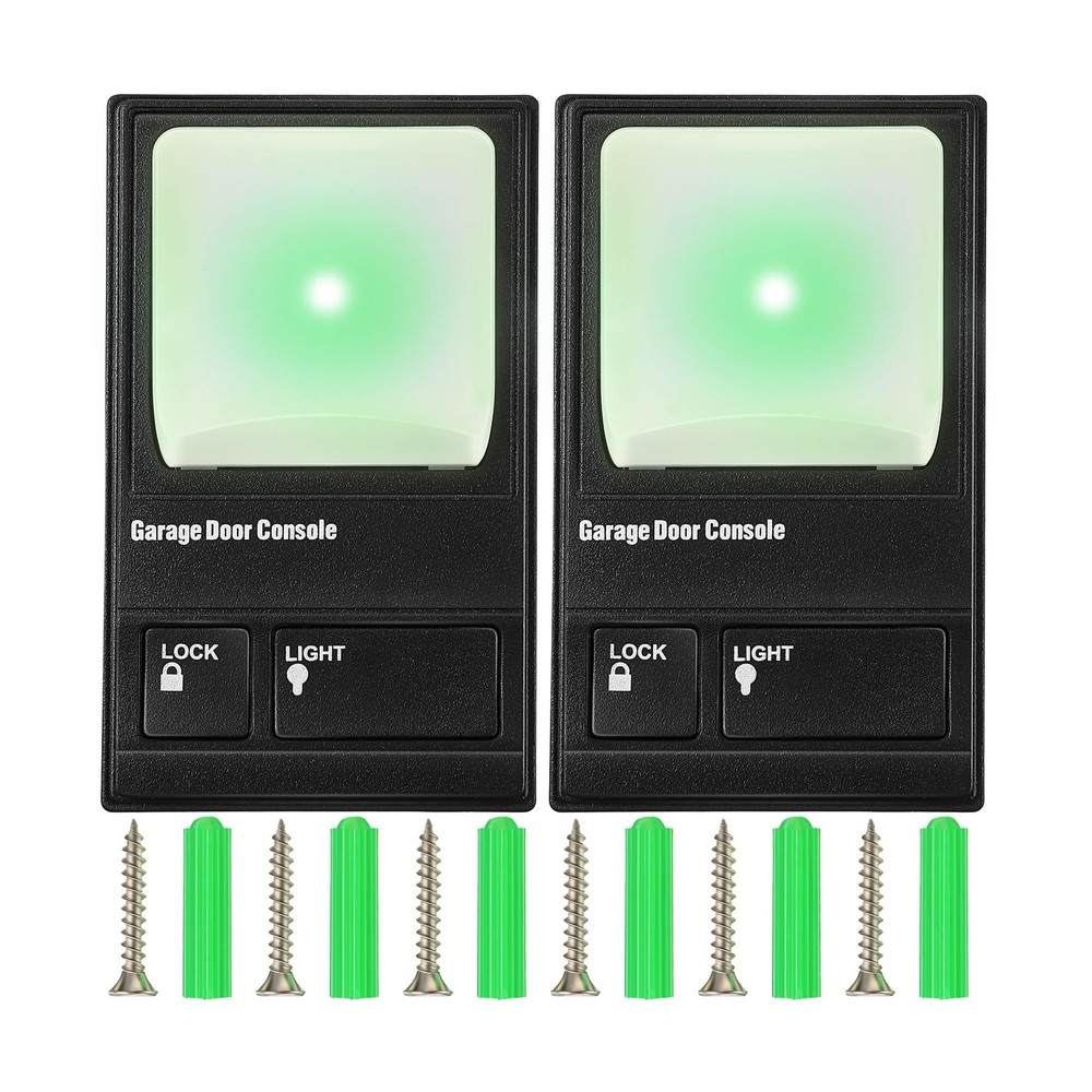 Saillong Garage 2 Pcs Door Opener Button, Multi Function Control Re... Fast Ship