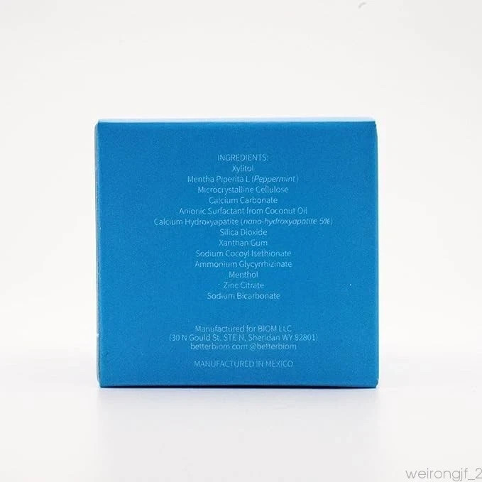 Toothpaste Tablets Nano Hydroxyapatite, Fluoride & Plastic Free