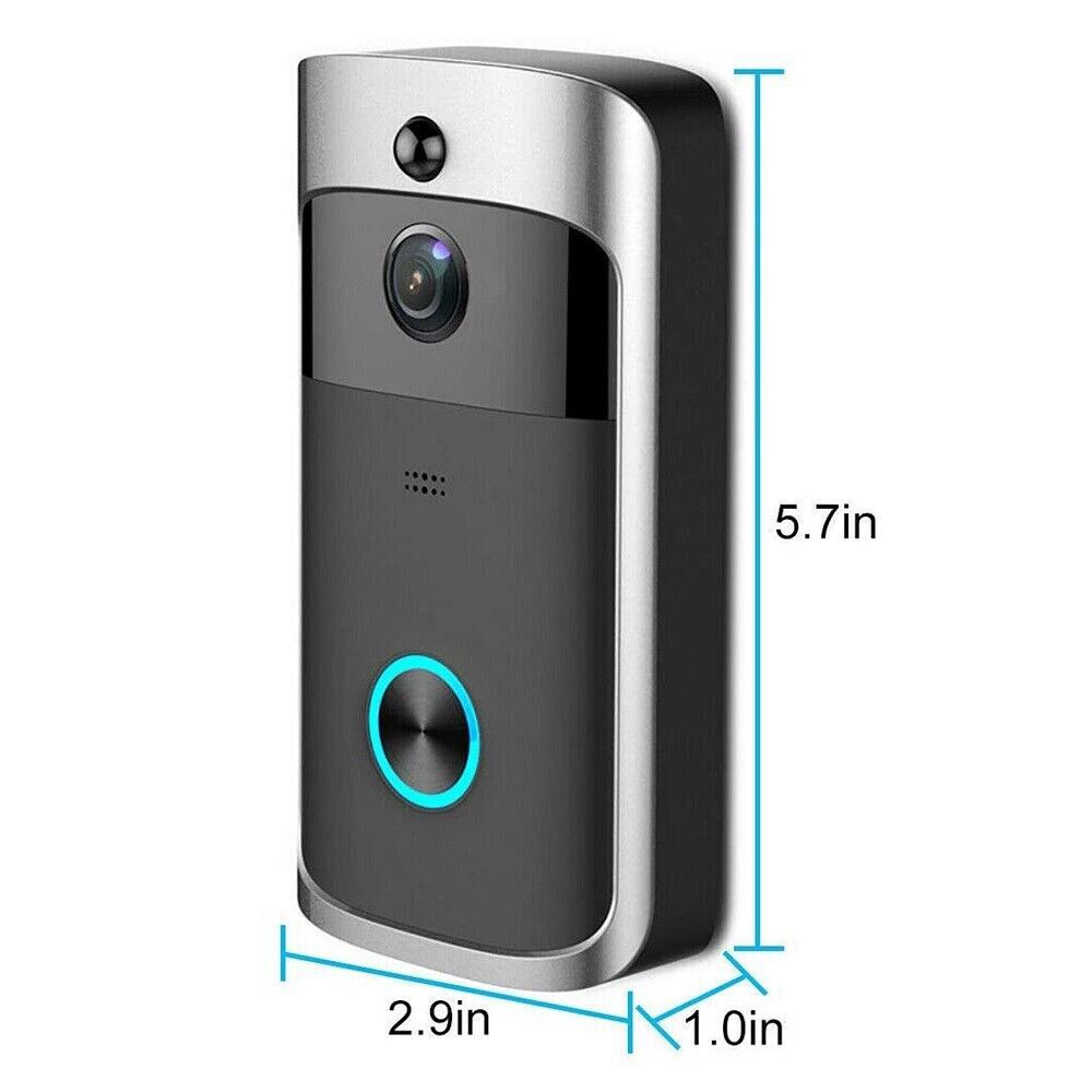 Wireless WiFi Smart Phone Door Ring Video Doorbell Intercom Security Camera Bell