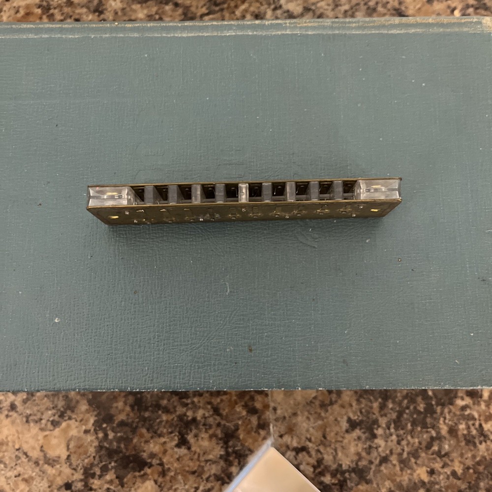 Vintage Harmonica Brass Made in Germany