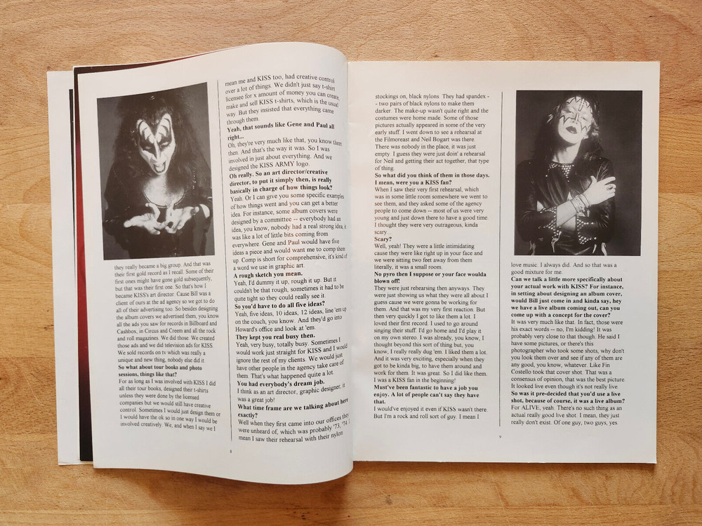 KISS This RARE Vintage Canada Magazine Vol 1 Num 4 Peter Criss Elder Centerfold