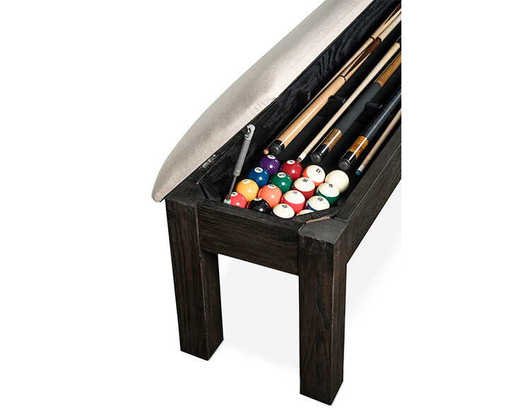 Kariba Pool Table 8' w/ Dining Top Conversion & 2 Matching Benches FREE Ship