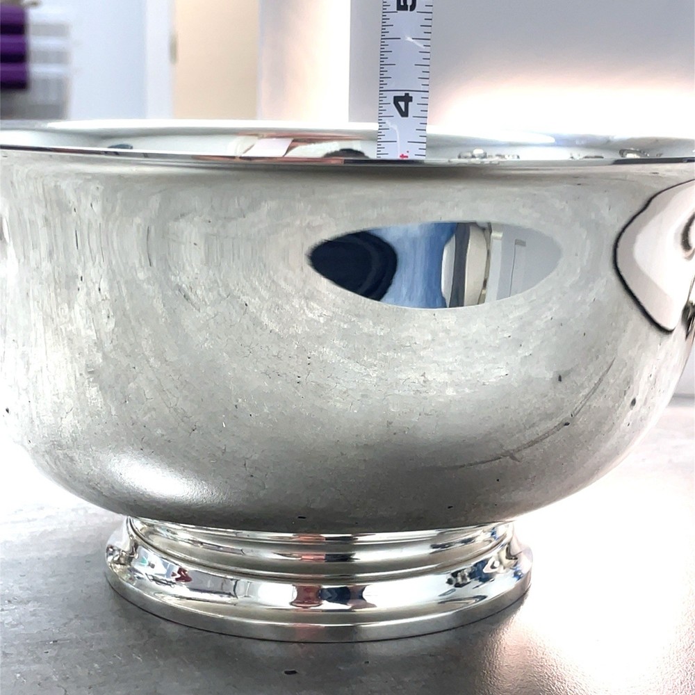 Large Sterling Silver Footed Tiffany Bowl