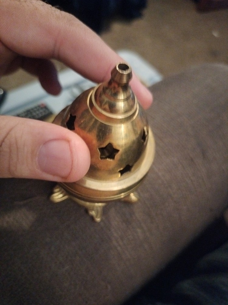 Brass Turtle Incense Holder