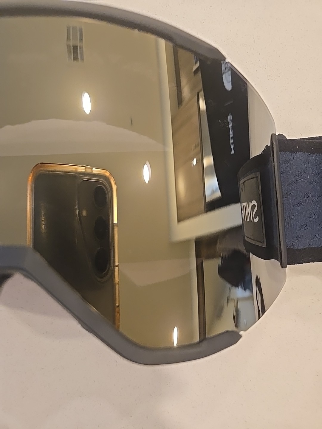 The North Face Smith Squad Mag Goggle Chromapop Sun Black Gold Storm Blue Senson