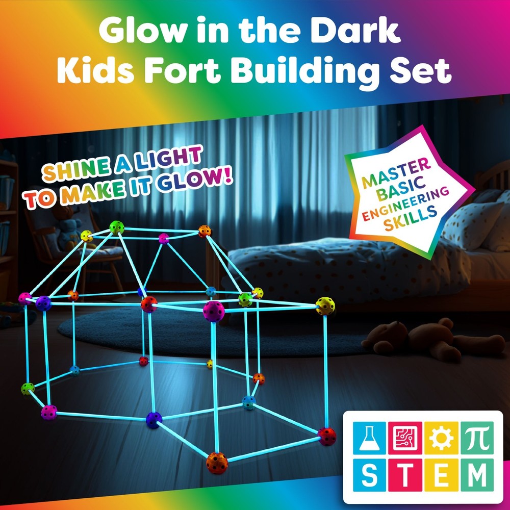 Power Your Fun Rainbow Forts Construction Set