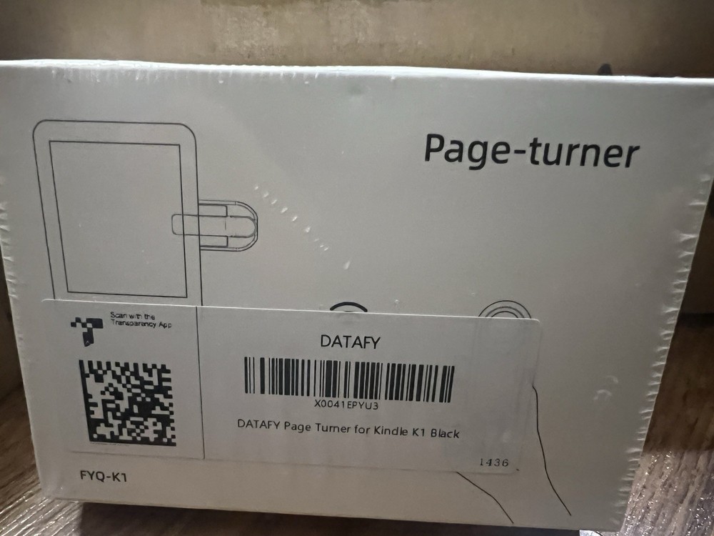 DATAFY Page Turner for Kindle Remote Control Clicker Black