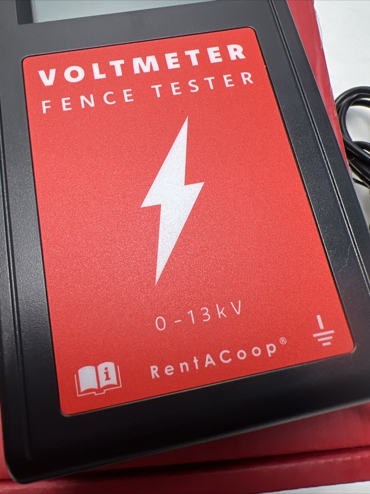 RentACoop Electric Fence Set – Energizer + Voltmeter Only