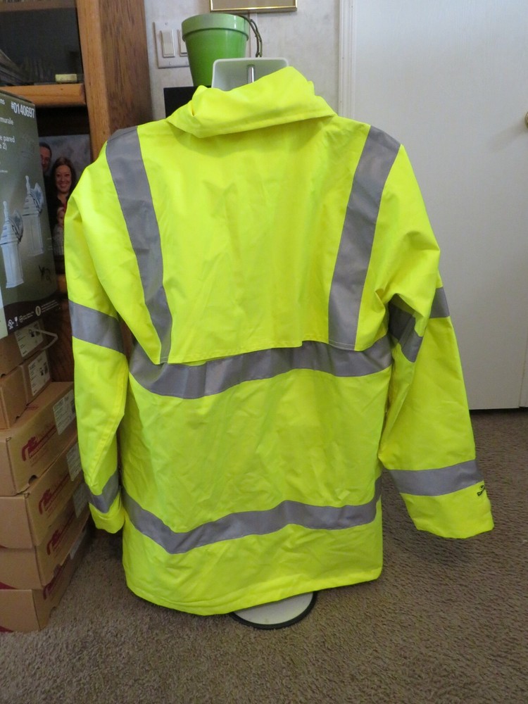 HI VIZ GAME HIGH VISABILITY REFLECTIVE JACKET SIZE MEDIUM 3M SCOTCHLITE NWT