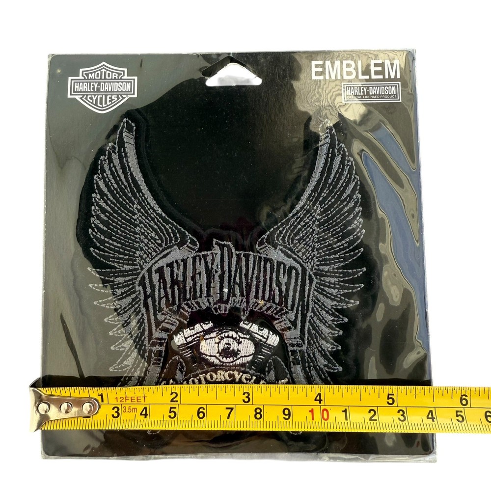 Harley-Davidson EST Motorcycles 1903 Gray Eagle Wings Patch NEW