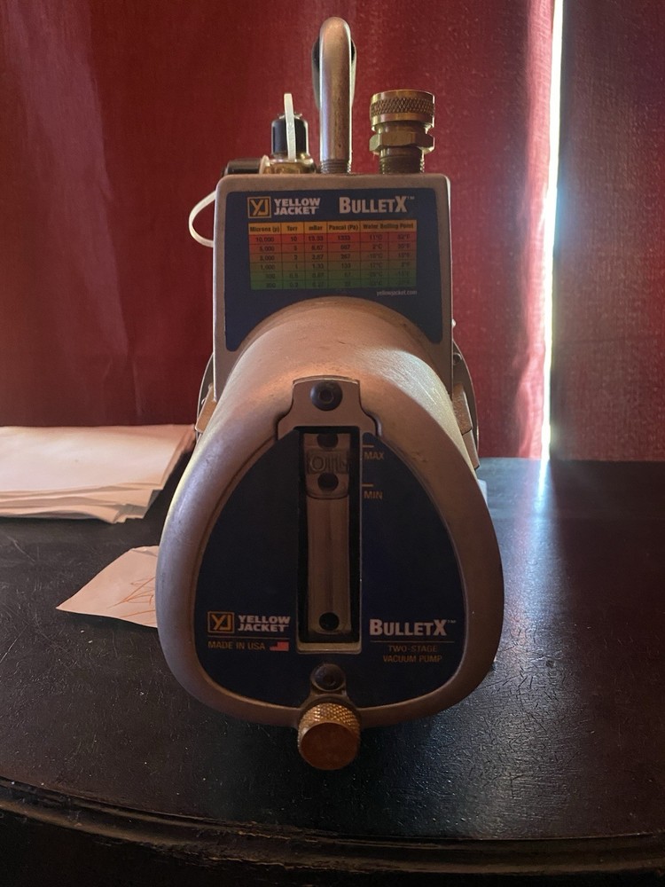 Bullet X vacuum pump