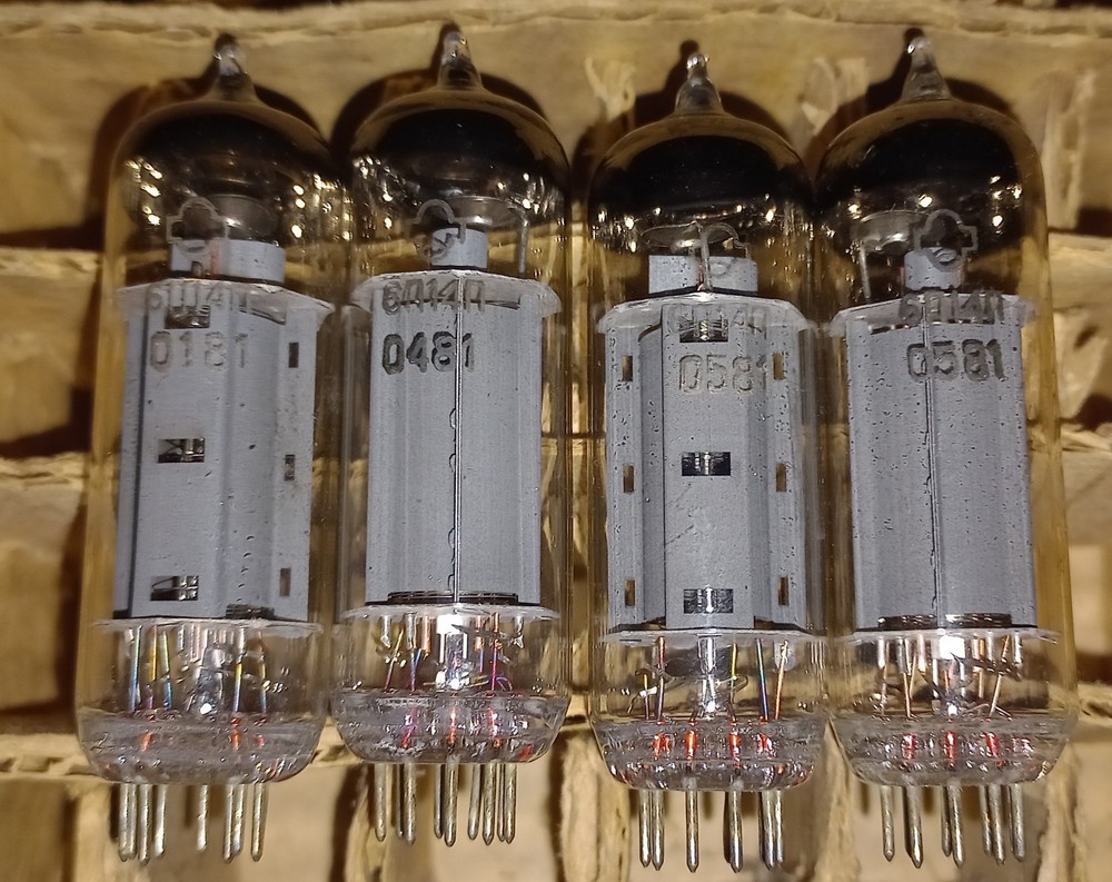 6P14P EL84 6BQ5 REFLECTOR Tubes 4 pcs