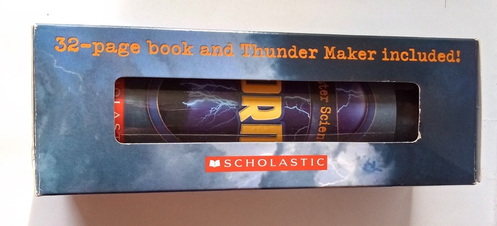 Scholastic Thunder Maker Kit, STEM, "Disaster Science: Storms" Book Included, 8+