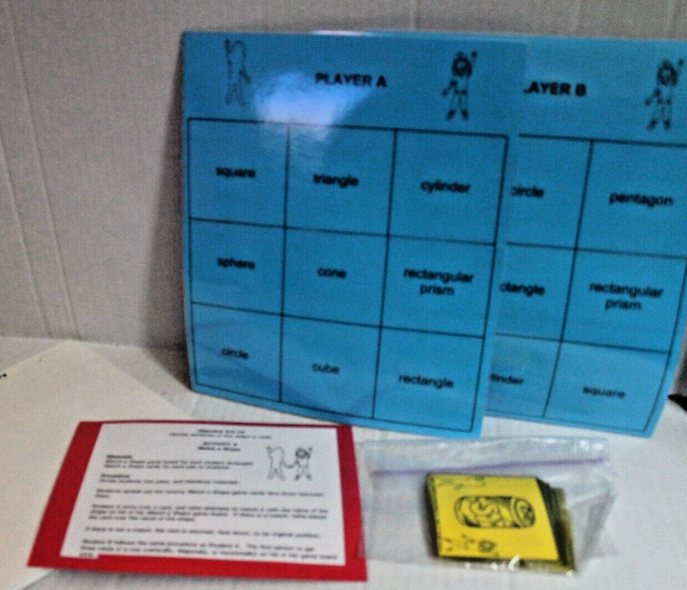 Kamico "Match a Shape" Math Shapes Learning Game Activity (Grade 2)