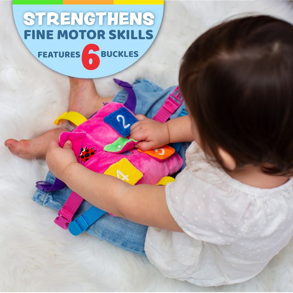 BUCKLE TOY "Bella" Pink Square