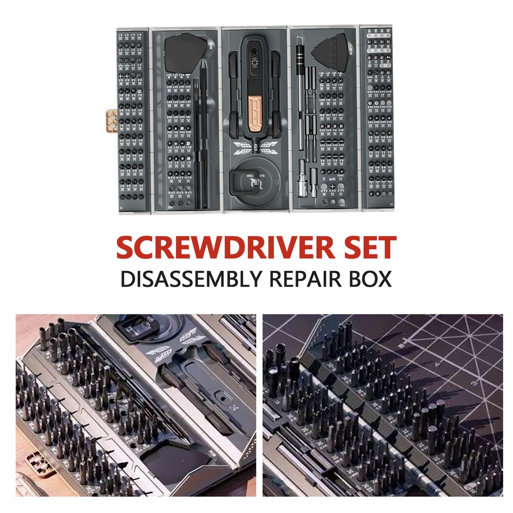 180 in 1 Multifunctional Precision Screwdriver Tool Set Mobile Phone Computer