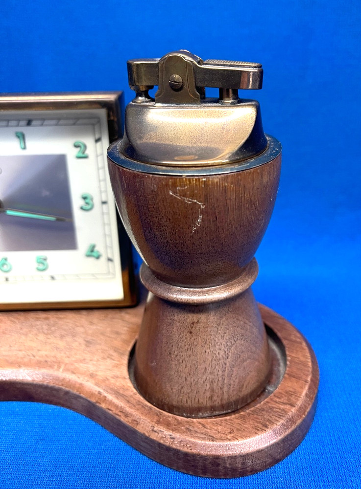 Vintage Renco Clock With Lighter Working