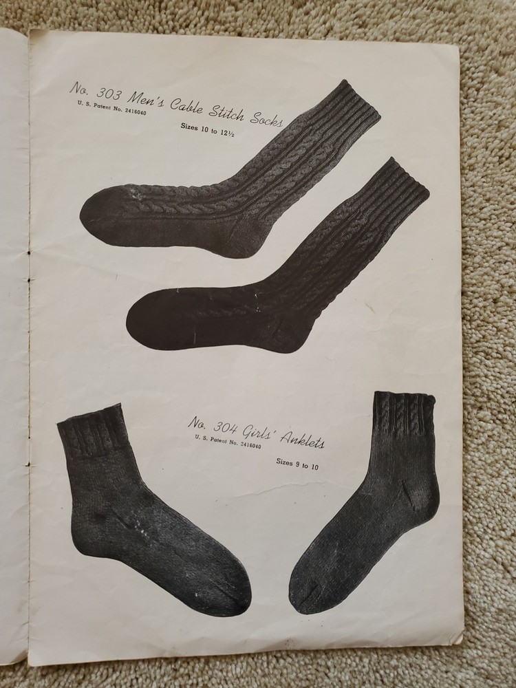 Doreen 2 Needle SOCKS Book Vol 93 1946 Patterns Easy To Make
