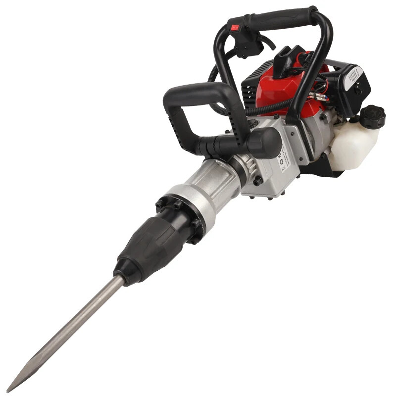 Multifunctional Gasoline Engine 2-Stroke Pile Driver Machine T-Bar And Drilling