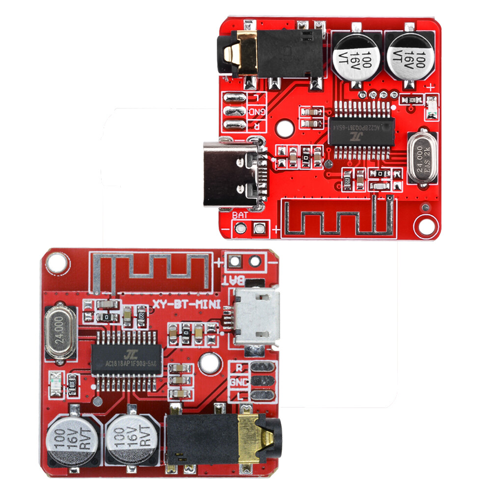 3.7V-5V Mini Bluetooth 5.0 Audio Receiver MP3 Decoder Lossless Amplifier Module