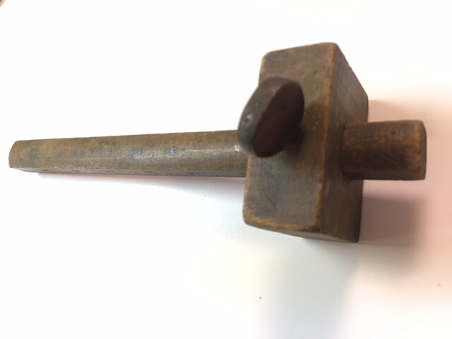 Antique Primitive Solid Wood Marking Gauge Tool
