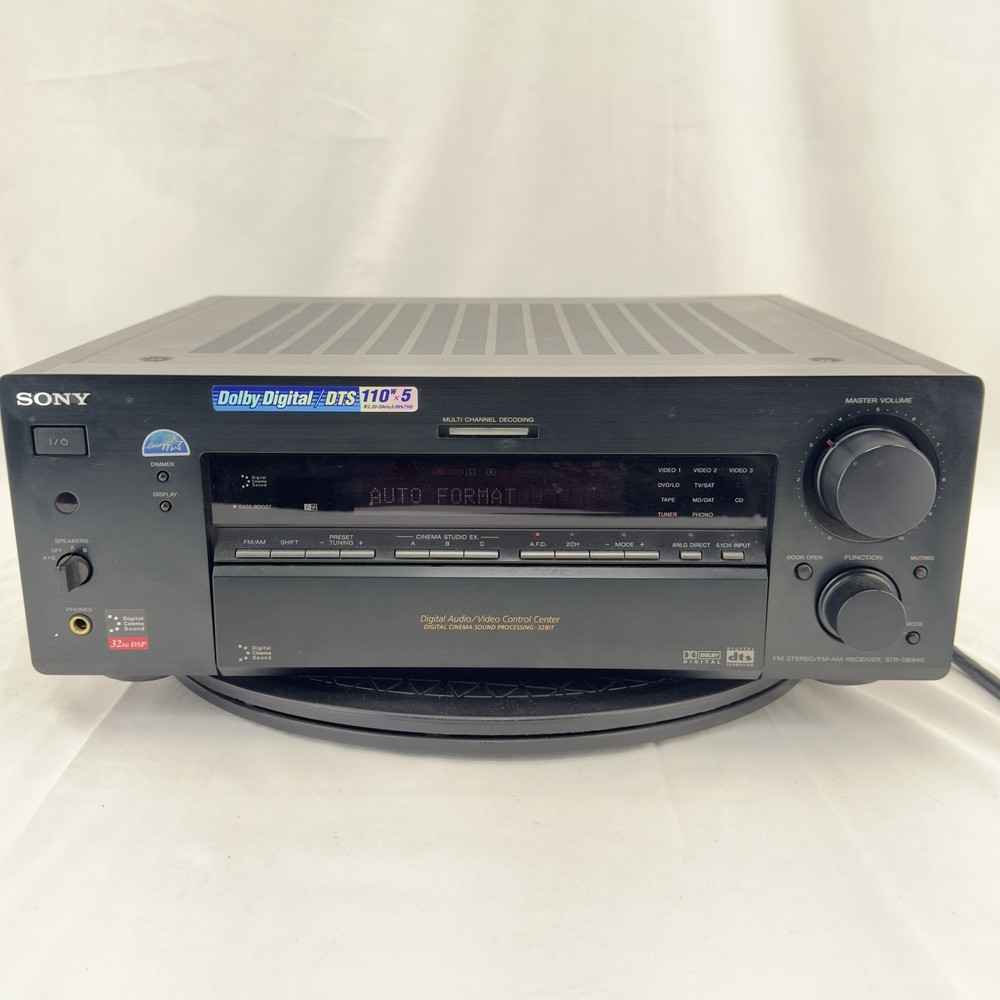 Sony STR-DB940 FM AM Receiver Remote Manuals Original Box Bundle