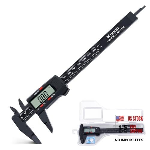 Digital Caliper, Caliper Measuring Tool with LCD Screen, 150mm Black