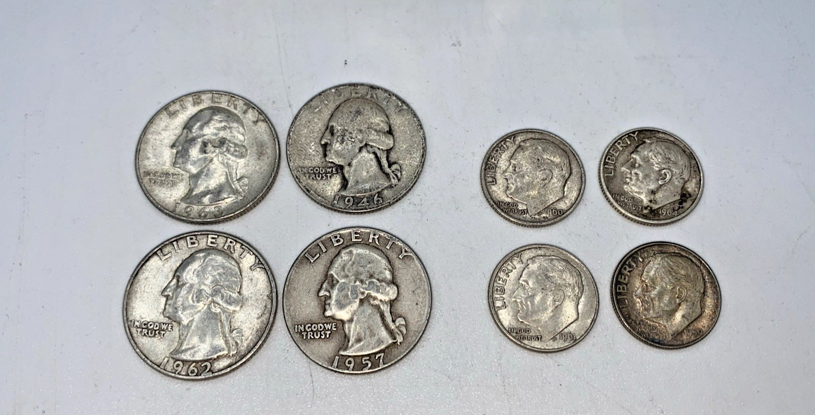 $1.40FV Pre-1965 90% US Coins 1 Troy Oz. Pure Silver
