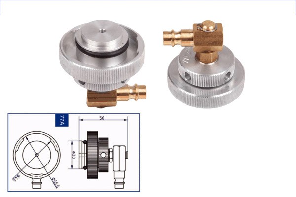 Cap - brake fluid adapter