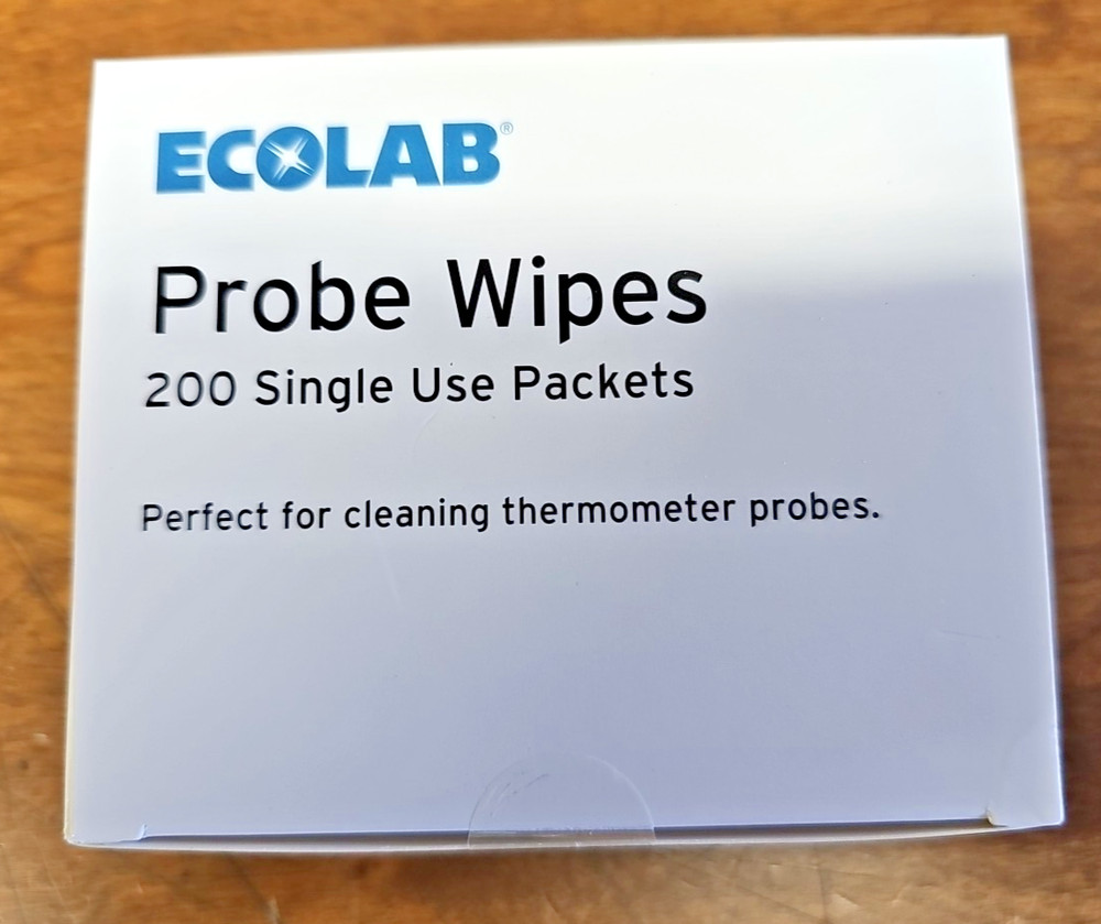 Ecolab Probe Wipes 1000 Single Use Packets Model 40807-02-11