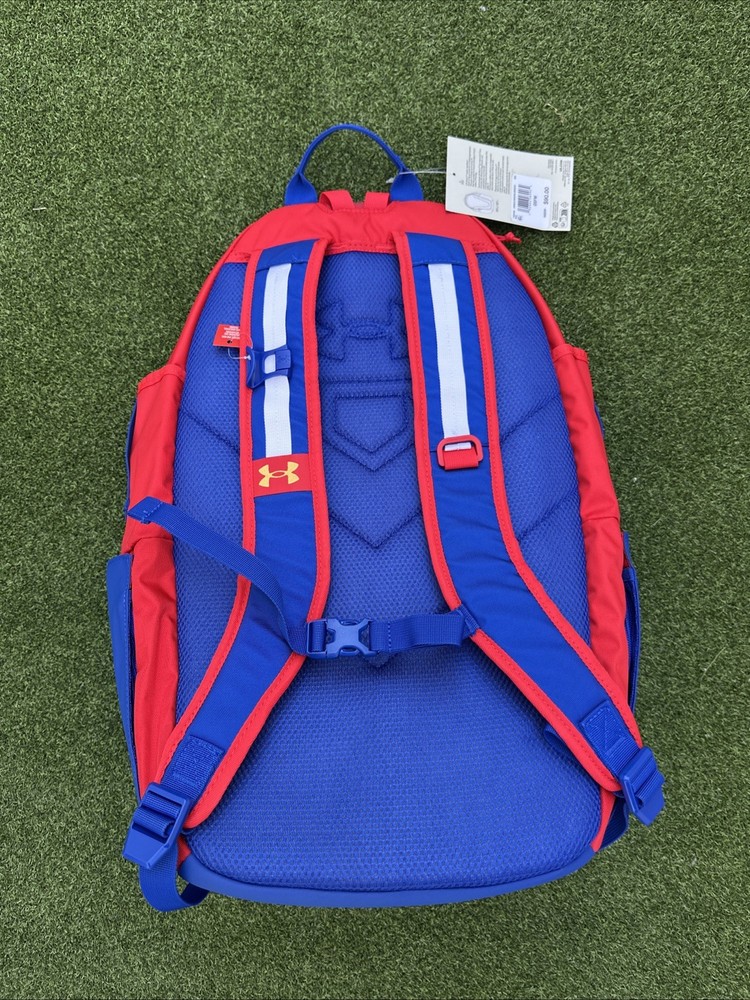 Under Armour UA Storm Baseball Backpack Batpack RED/ROYAL/WHITE