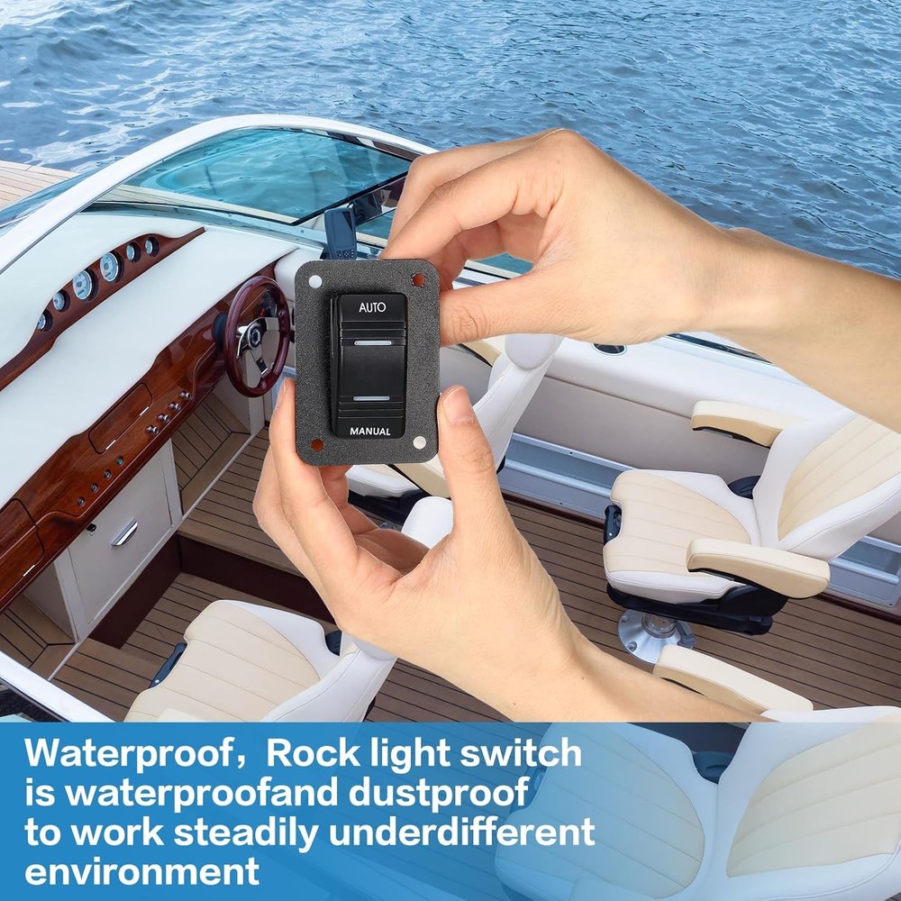 Automatic Bilge Pump Boat 12v 24v 3 Way Switch Panel with...