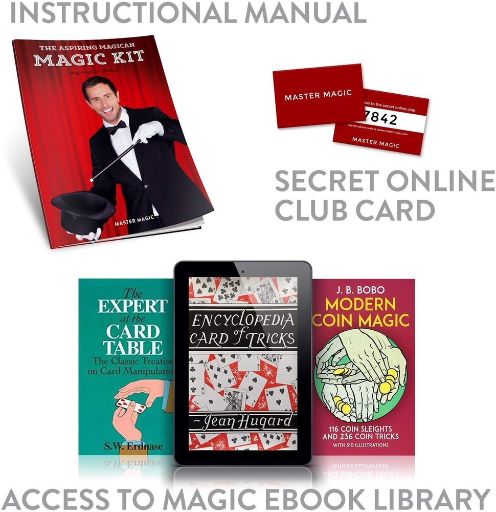 Magic Kit - Easy Magic Tricks for Children - Learn Over 350 Spectacular Trick...
