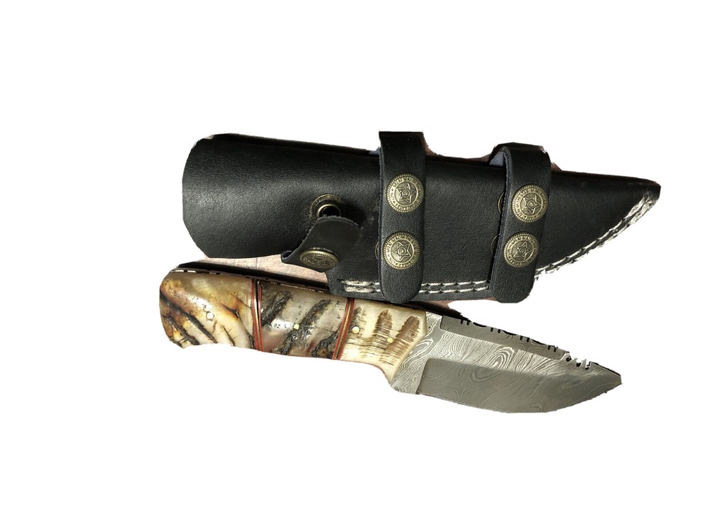 Handmade Pattern Welded Damascus Steel Blank Blade-Knife
