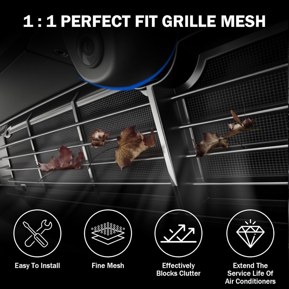 Front Grille Mesh Inserts for Tesla Model Y Juniper 2026(NOT for