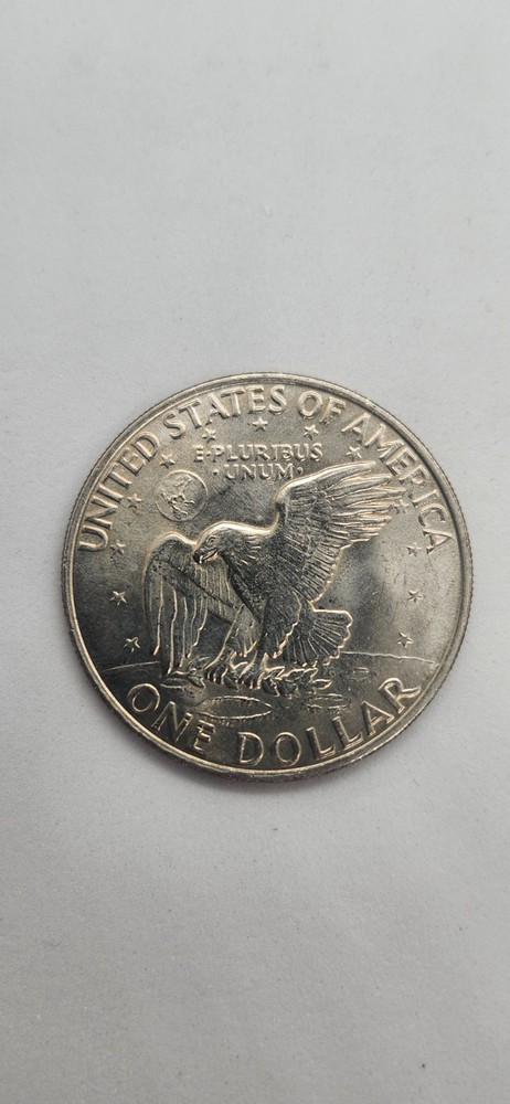 1972 D EISENHOWER DOLLAR COIN AVE CIRCULATED
