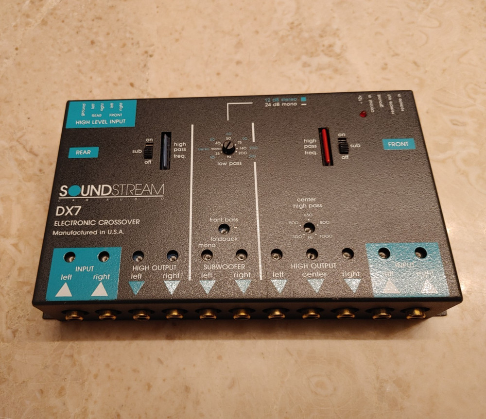 Soundstream DX7 Electronic Crossover