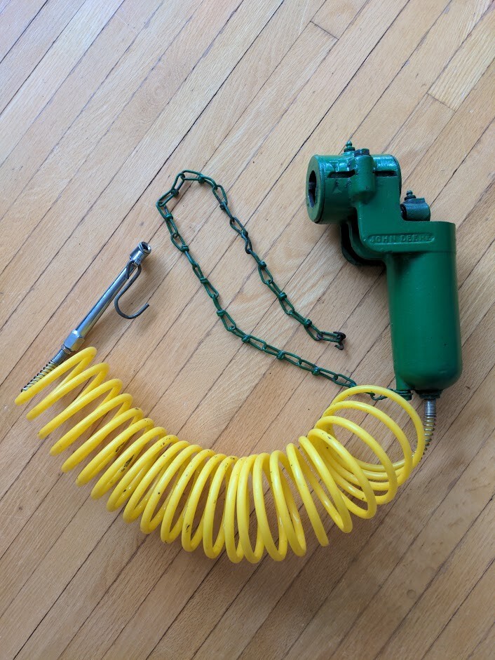 Original Vintage John Deere Tractor 540 PTO Compressor Tire Air Pump 6886-C