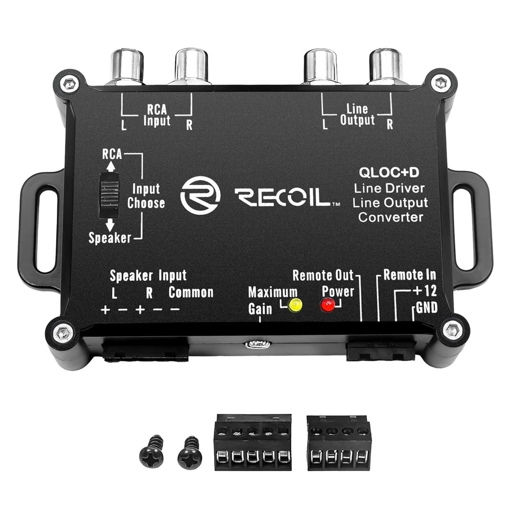 2-in-1 Line Output Converter Driver with Intelligent Auto Sense Functionality