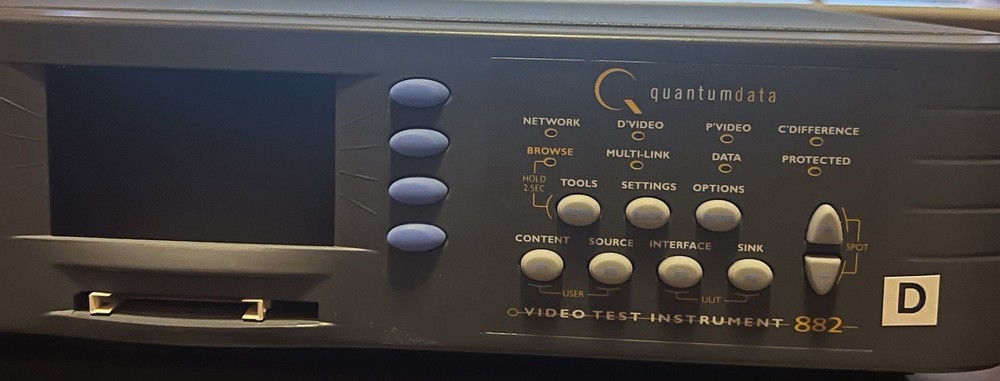 Quantum Data 882E Video Test Instrument - Item D