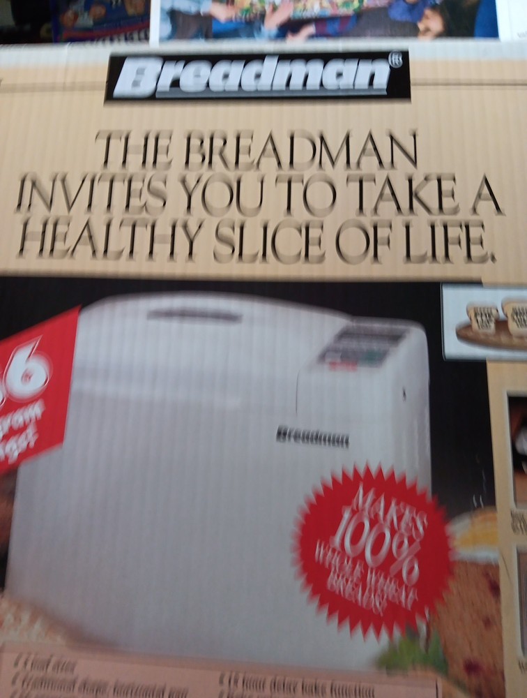 Breadman Automatic Bread Maker with Non-Stick Loaf Pan