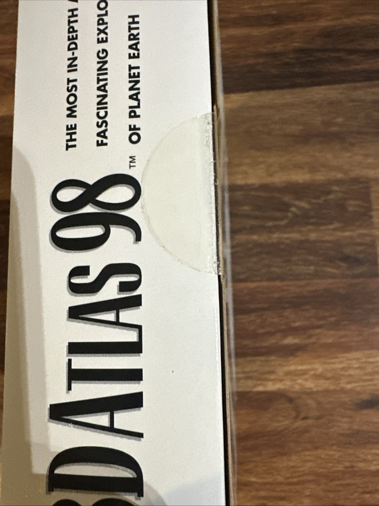 3D Atlas 98 PC Software Creative Wonders Big Box