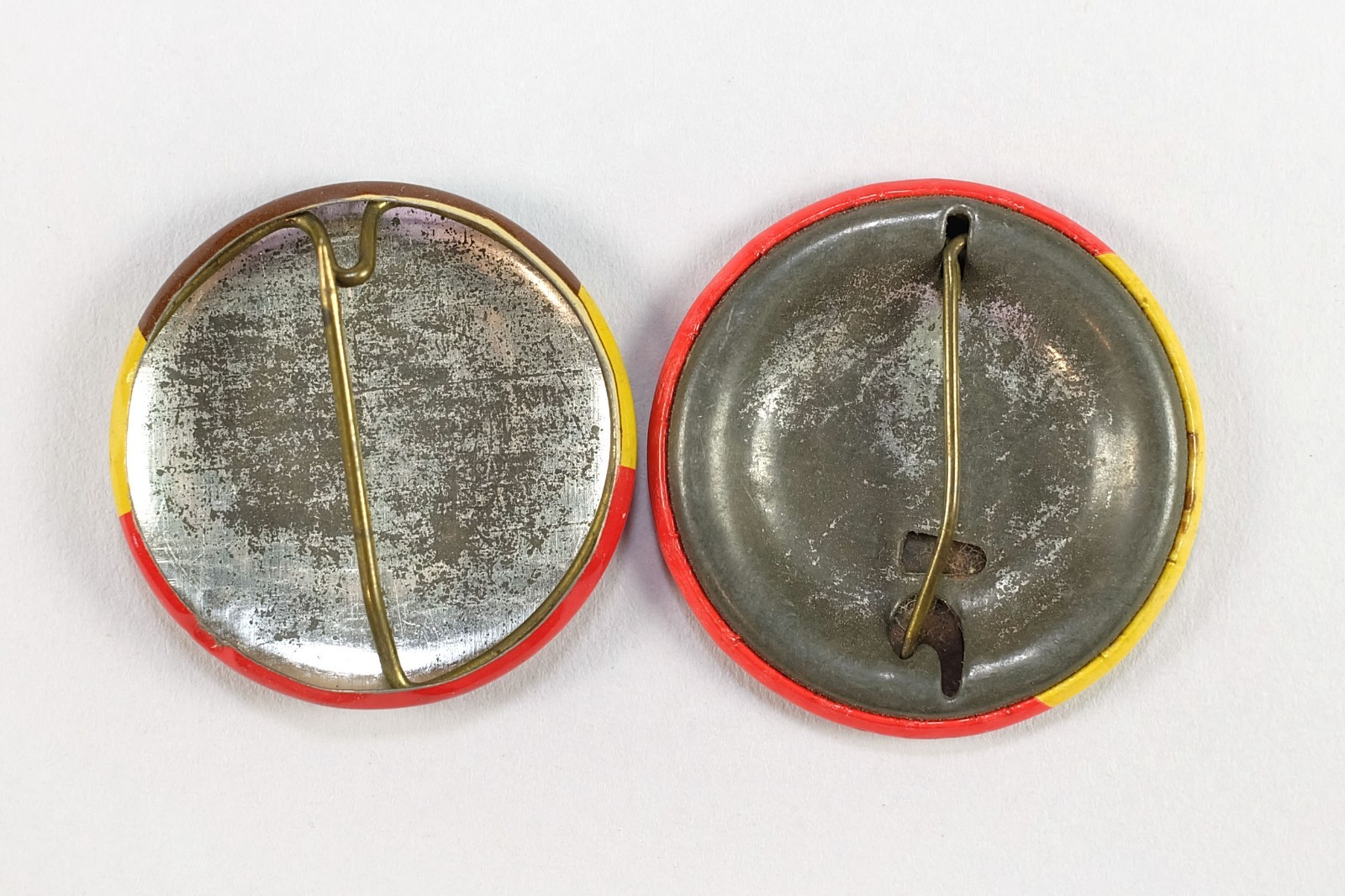 2 Vintage Oscar Mayer Wieners Advertising Pinback Button 1930s-1940s