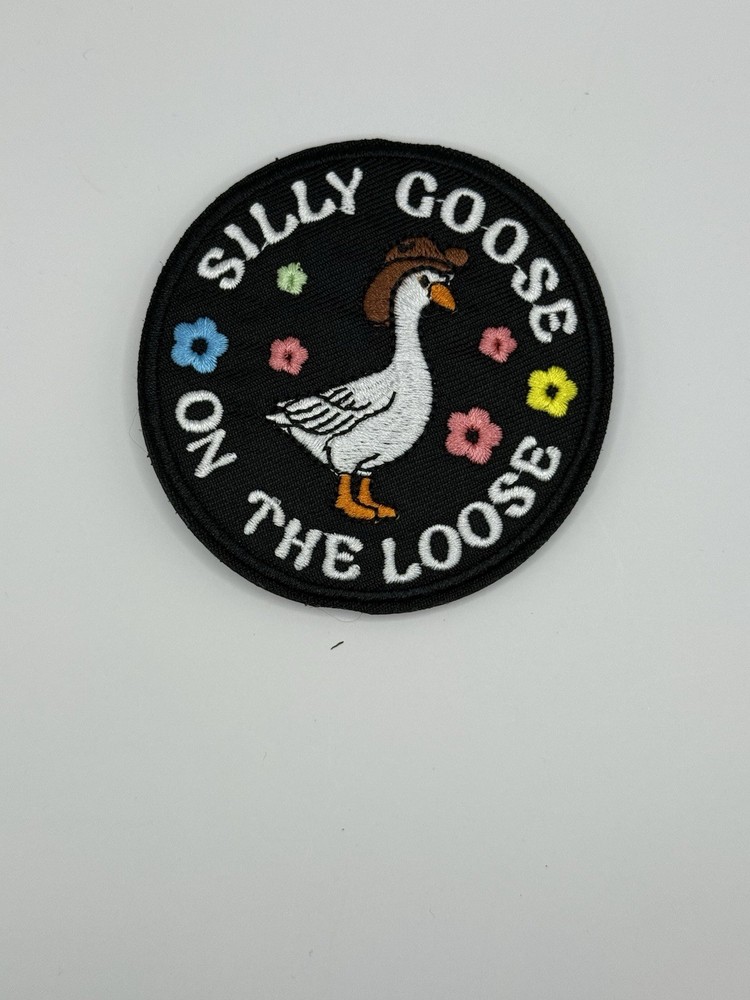 Silly Goose on the Loose Morale Patch Hook and Loop Patch