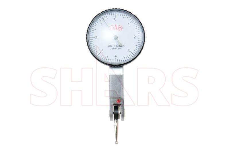 SHARS 0.008" Dial Test Indicator 0.0001" Accuracy White Face 0-4-0 NEW !]