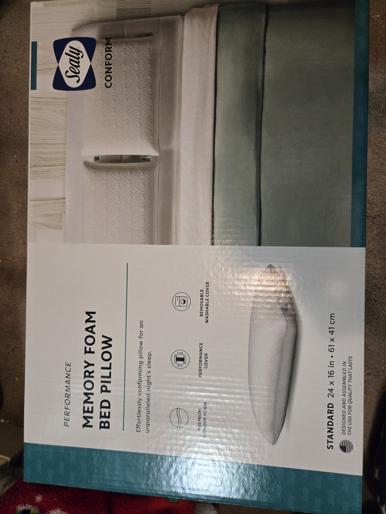 Sealy Conform Memory Foam Bed Pillow Standard