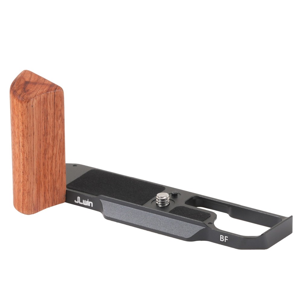Wooden Handle Grip Quick Release QR L-Bracket For Sigma BF Mirrorless Camera