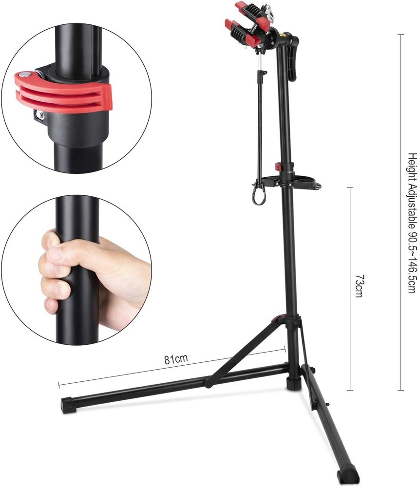 Professional Bicycle Maintenance Workstand - 60 lbs Capacity, No Shake Design