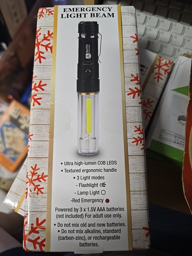 Original Fun Workshop Emergency Light Beam (Red, Flash, Lamp Light) Magnetic NIB